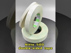 Nitto 500 Pita Adesif Sisi Dua Sensitif Tekanan Kain Non-Woven