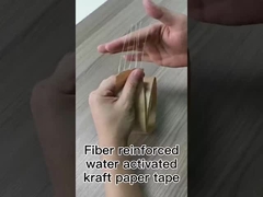 Pita kertas kraft fiberglass yang diaktifkan air untuk pengemasan tugas berat