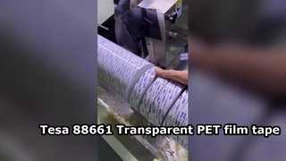 Tesa 88661 88662 88663 Pita pemasangan strip Cahaya PET transparan