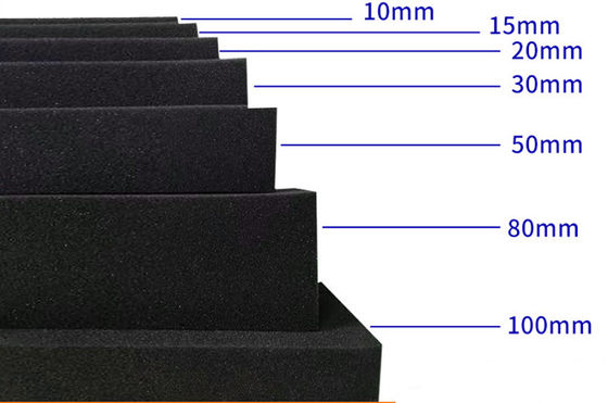 Beli C4305 Kemasan Neopren Karet Bubuk Sponge Sheets Bahan 1mm ~ 30mm Ketebalan Hitam Warna pembuatan online