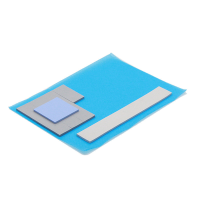 Beli 4W/m K 2mm tebal Biru Lembar Silikon Konduktivitas Tinggi online manufacture