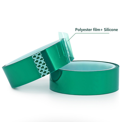 Beli 0.08mm PET poliester film papan sirkuit hijau pita logam tahan panas pembuatan online