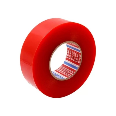 Beli Tesa4965 Film Merah Kuat Tidak Berisa Pet Transparan Tahan Suhu Tinggi Ultra-Ripis Waterproof Pita Sisi Dua pembuatan online