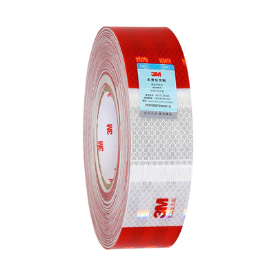 Beli 3m 983D pita reflektif pita merah dan putih khusus identifikasi tubuh kendaraan online manufacture