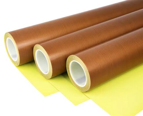 Beli 0.13mm PTFE tepi pelindung tahan panas silikon kuat sisi tunggal untuk penyegelan industri pembuatan online