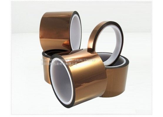 Beli 0,05mm Single Dan Double Sided Kapton Polimida Pita Film RoHS 200 Mikron pembuatan online