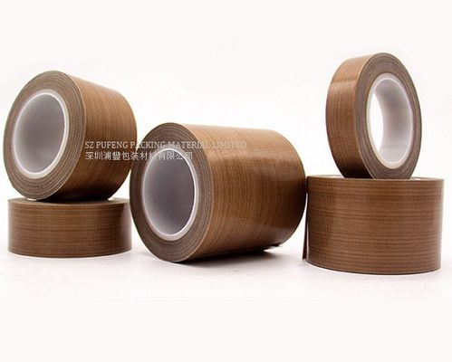 Beli 0.22mm Permukaan Halus Pita Perekat Kaca PTFE Mudah Dibersihkan pembuatan online