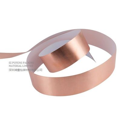Beli 300cm 82FT Copper Tape EMI Shielding, Tape Isolasi Tembaga Satu Sisi pembuatan online
