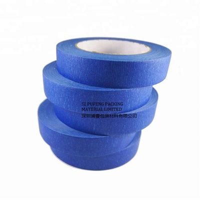 Beli Silicone Crepe Paper Blue Masking Adhesive Tape Resisitance Panas pembuatan online