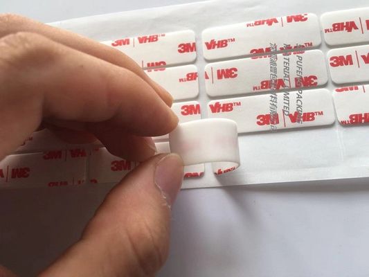 Beli Tahan Suhu Tinggi RoHS VHB Die Cut Adhesive Tape, 3M PE Foam Double Sided Tape pembuatan online