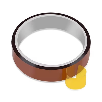 Black Polyimide Tape Elongation 150% Kekuatan tarik 19N/25mm Kinerja terbaik untuk Industri