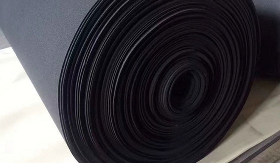 EPDM Fire Retardant Foam E-4388 Black Single Foam Type Ethylene Propylene Rubber Kekerasan Rendah Sponge Karet