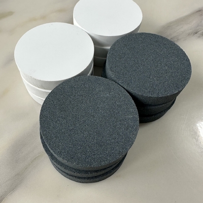 2-6mm Microporous keramik busa filter nanopartikel bernapas sucker plat