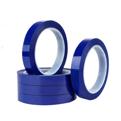 Pita tahan suhu tinggi film poliester PET biru tebal 0,05 mm