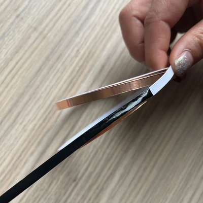 0.05-0.18MM Pita Foil Tembaga Hitam tebal untuk Pengelasan Kaca Tinta