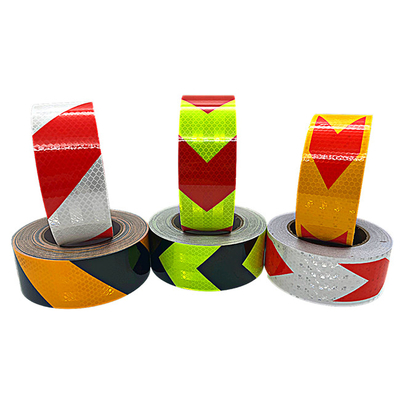 PVC pita reflektif tinggi prisma panah truk stiker reflektif