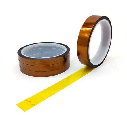 Kapton Polyimide 60 mikron PI poliyimide film tape silikon suhu perekat 260°C Pita