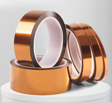 Tepi Kapton Polyimide Premium 50μm, Perekat Silikon, Dirancang untuk Suhu Tinggi hingga 260°C