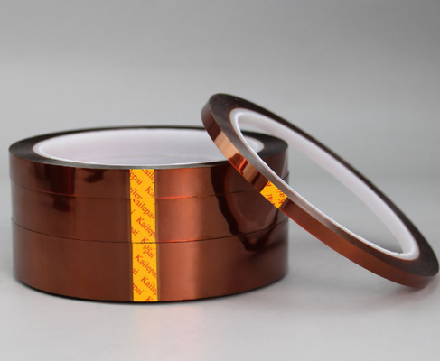 Tepi Kapton Polyimide PI tahan panas 260°C, ketebalan 50μm dengan perekat silikon