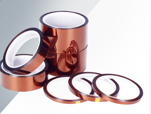 Kapton Polyimide Tape dengan Silicone Adhesive Ketebalan 50 Mikron Ideal untuk PCB Masking SMT dan Pengolahan Suhu Tinggi