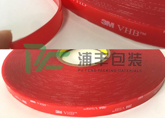 Tahan Air VHB 4910 5952 5962 Pita Sisi Ganda Die Cut Pita Busa Akrilik 3m