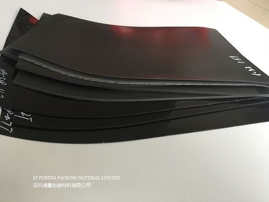 0.7mm Hitam SGS SR-S-15P Busa Uretan Busa poliuretan Dengan Dukungan PET
