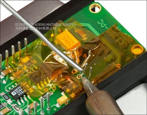 280 Derajat 100 Mikron Kapton Polimida Tape Untuk PCB Solder Mask RoHS