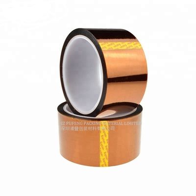 240C 0,12 Mikron Pita Polimida Kapton, Pita Polimida Dua Sisi 0,06mm