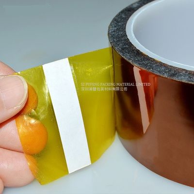 Die-cutting 0.075mm Electronic Polymide Kapton Tape Tahan Panas