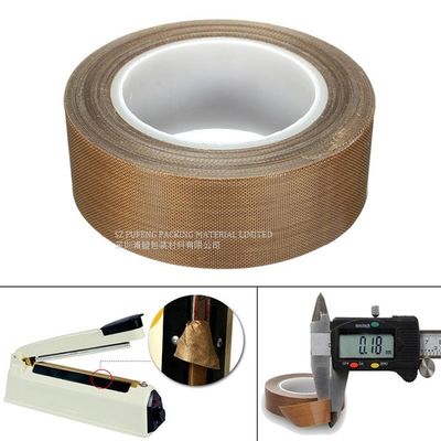 0.13mm Suhu Tinggi PTFE Film Tape, Self Adhesive Silicone Tape