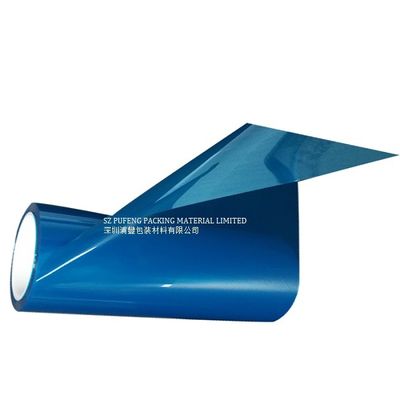 Tahan Cuaca Biru 0.05mm PET Film Pelindung Untuk Layar Ponsel