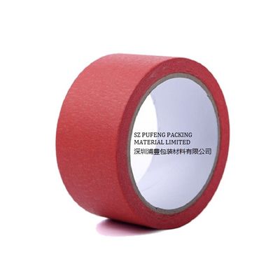 Car Auto Painting Silicone Red Colored Masking Tape