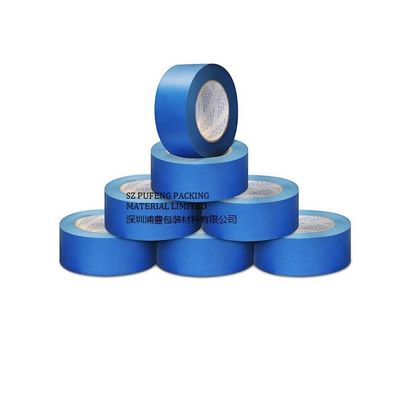 3M RoHS Masking Adhesive Tape Dengan Kertas Krep Tahan UV, Selotip Tahan Panas Biru