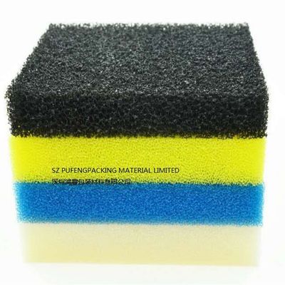 Pengolahan Air 10-80PPI Lembar Filter Busa Karbon Aktif