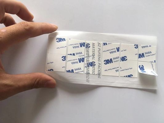 Produk Elektronik Pita Perekat Die Cut Khusus 3M9448A Stiker Dua Sisi 3m Pita Hewan Peliharaan