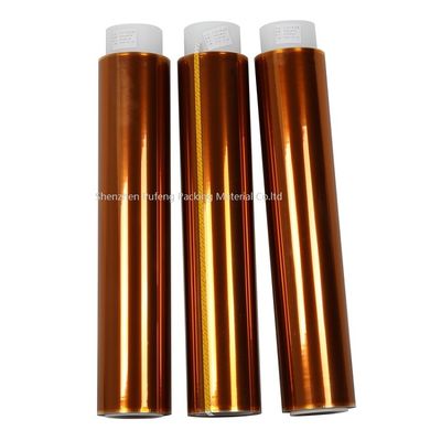 Pita tahan panas Kapton Film Amber PI untuk isolasi PCB, tebal 40-160μm